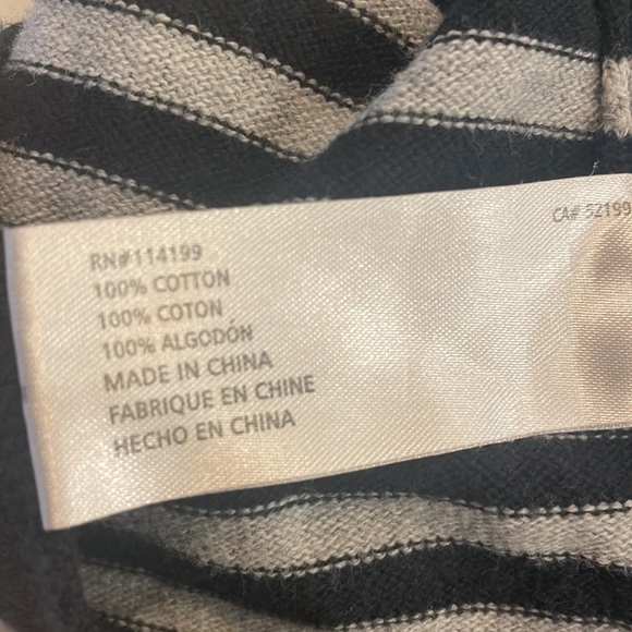 GREY AND BLACK STRIPED ROXY DRESS - Picture 7 of 7